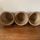 Wicker pot cover set