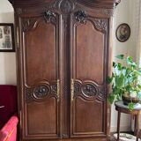 Richly carved Norman wedding cabinet