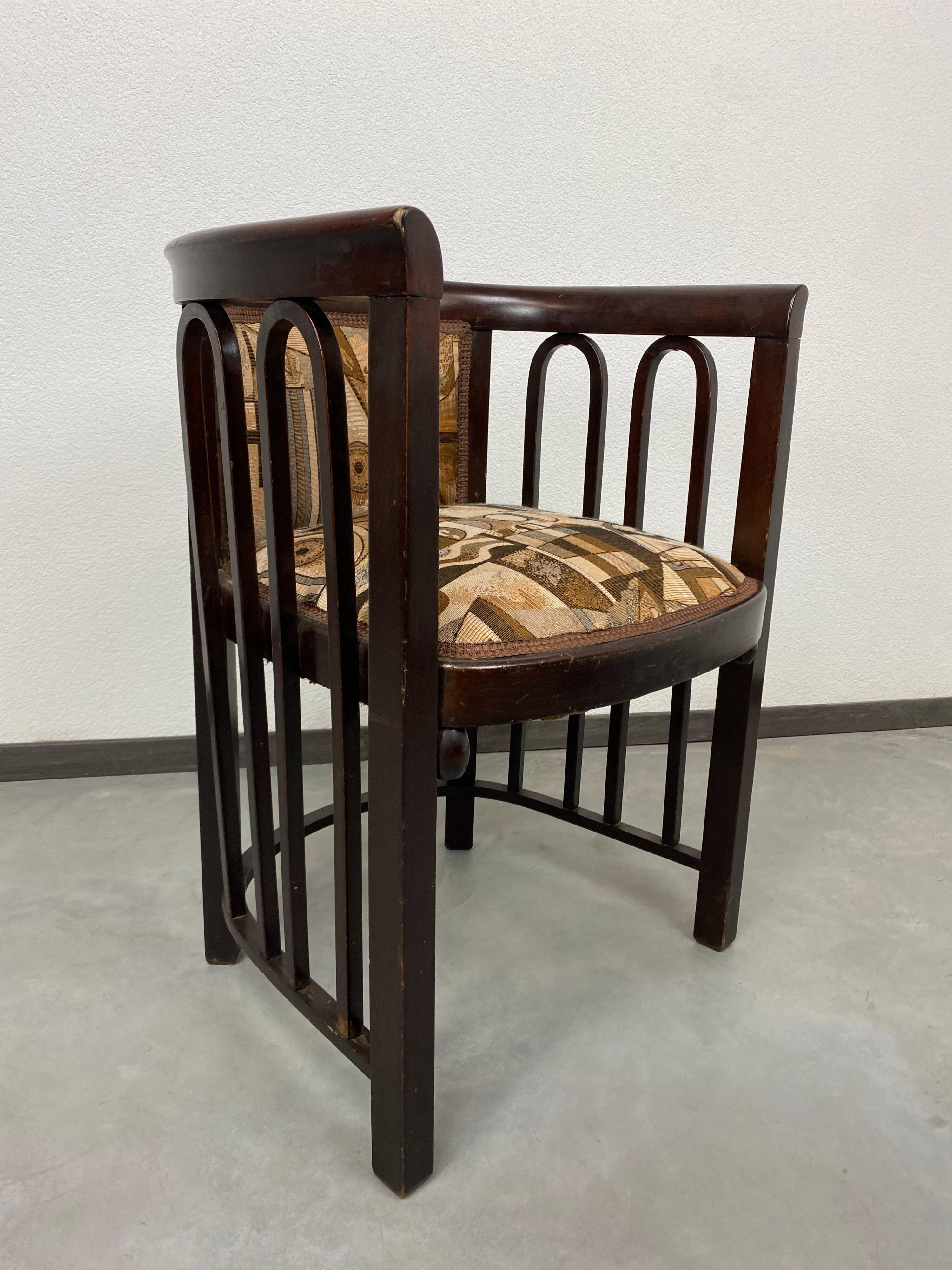 Fledermaus armchairs no. 423 by Josef Hoffmann
