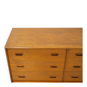 Enfilade scandinave moderne en teck avec tiroirs