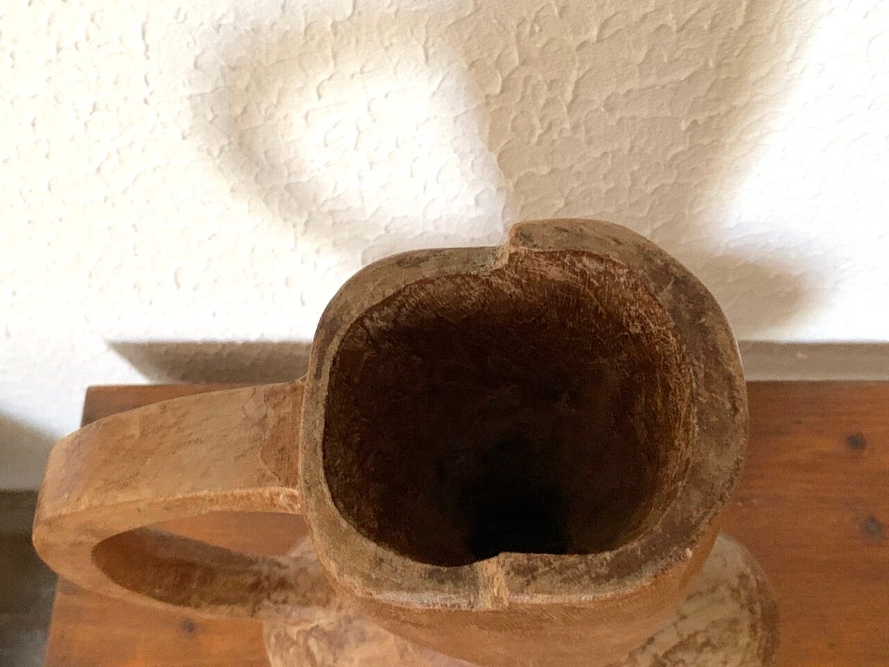 Wooden cove vase, 1960s