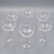 6 Vintage-Style Crystal Champagne Coupes, 1960s Style