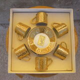 Coffret de six tasses à café ancienne par Bernarnaud