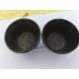 Pair of Chinese Bowls from the 19th Century in Cast Iron