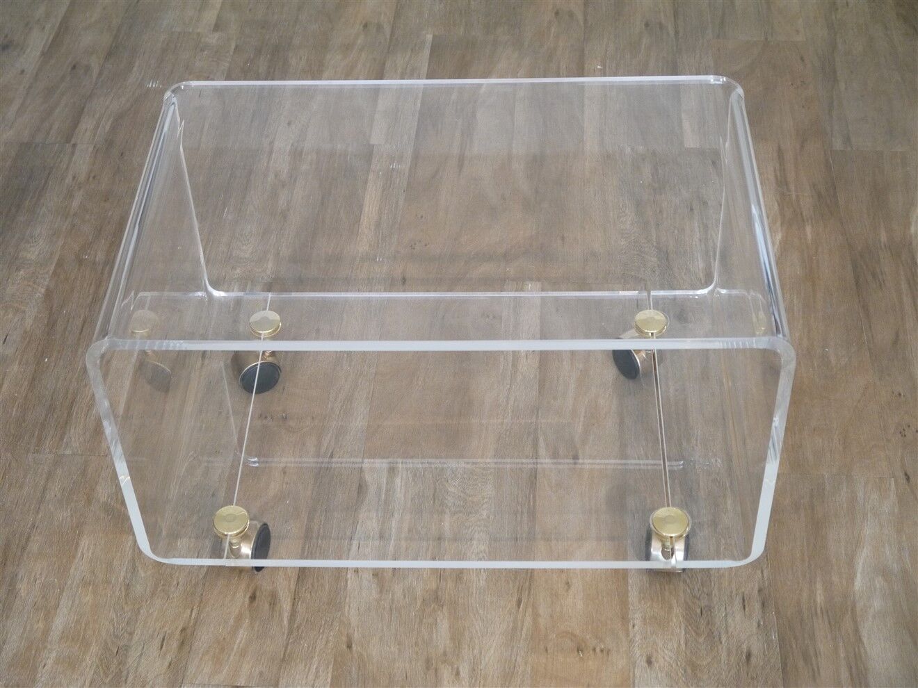 Vintage plexiglass coffee table 1970