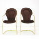 Pair of mid century chairs, Italy, 1970
