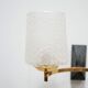 Vintage brass and glass wall apply edited by Maison Arlus