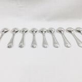 Solid silver moka spoons
