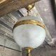 Vintage pendant light, frosted glass ball pendant light, ceiling lamp, chandelier