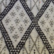 Handmade white carpet corridor 370x80cm