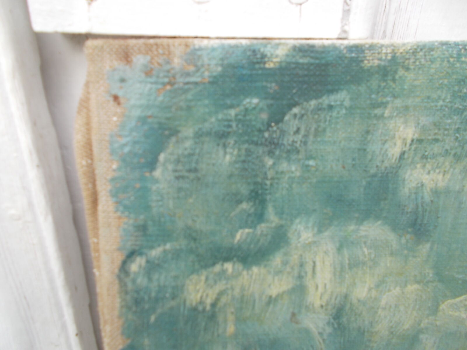 Oil painting on canvas pre 46 X 55.5