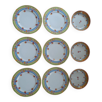 Lot assiettes Barbier