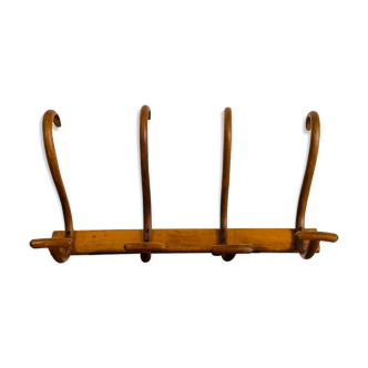 Wall-mounted coat rack 4 hooks