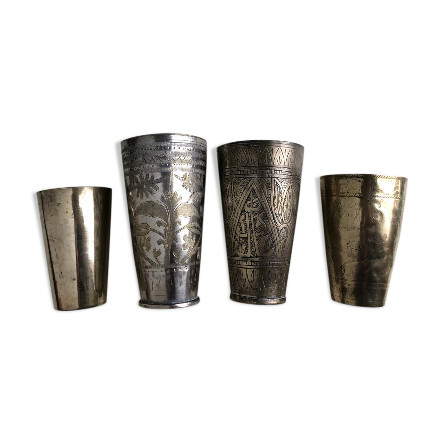 Set of 4 Indian timpani