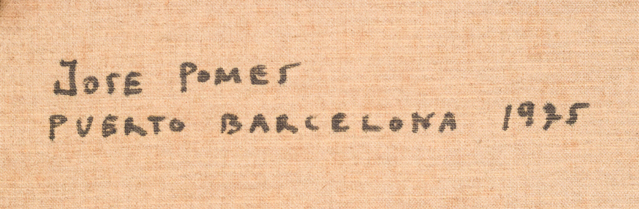 Barcelona Port Jose Pomes Abella