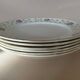 Six assiettes plates Céranord St Amand "Royal"