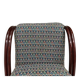 Fauteuil à oreilles en bambou de style milieu du siècle avec tabouret par Gervasoni