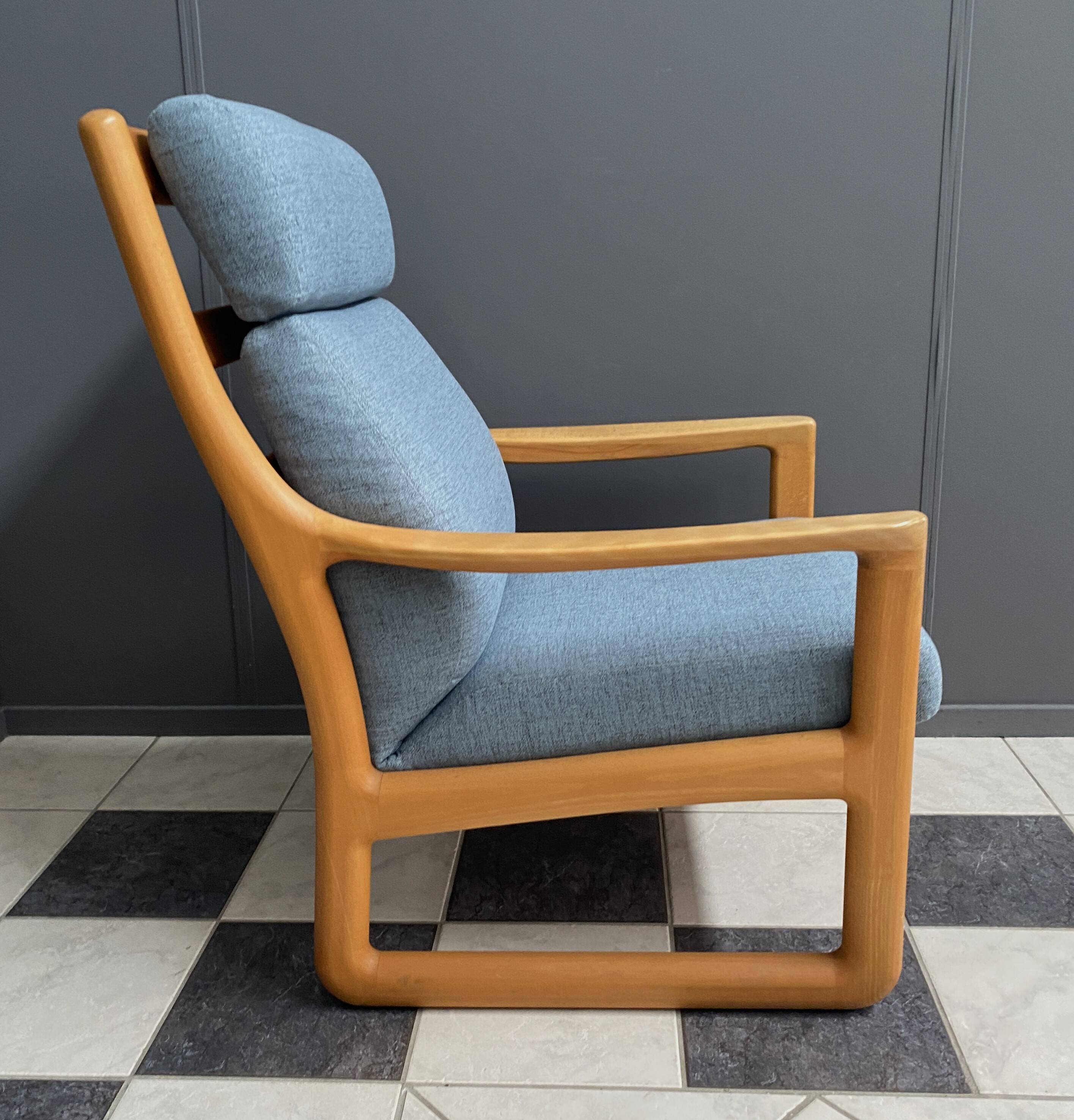 Danish highback chair by Johannes Andersen for Silkeborg