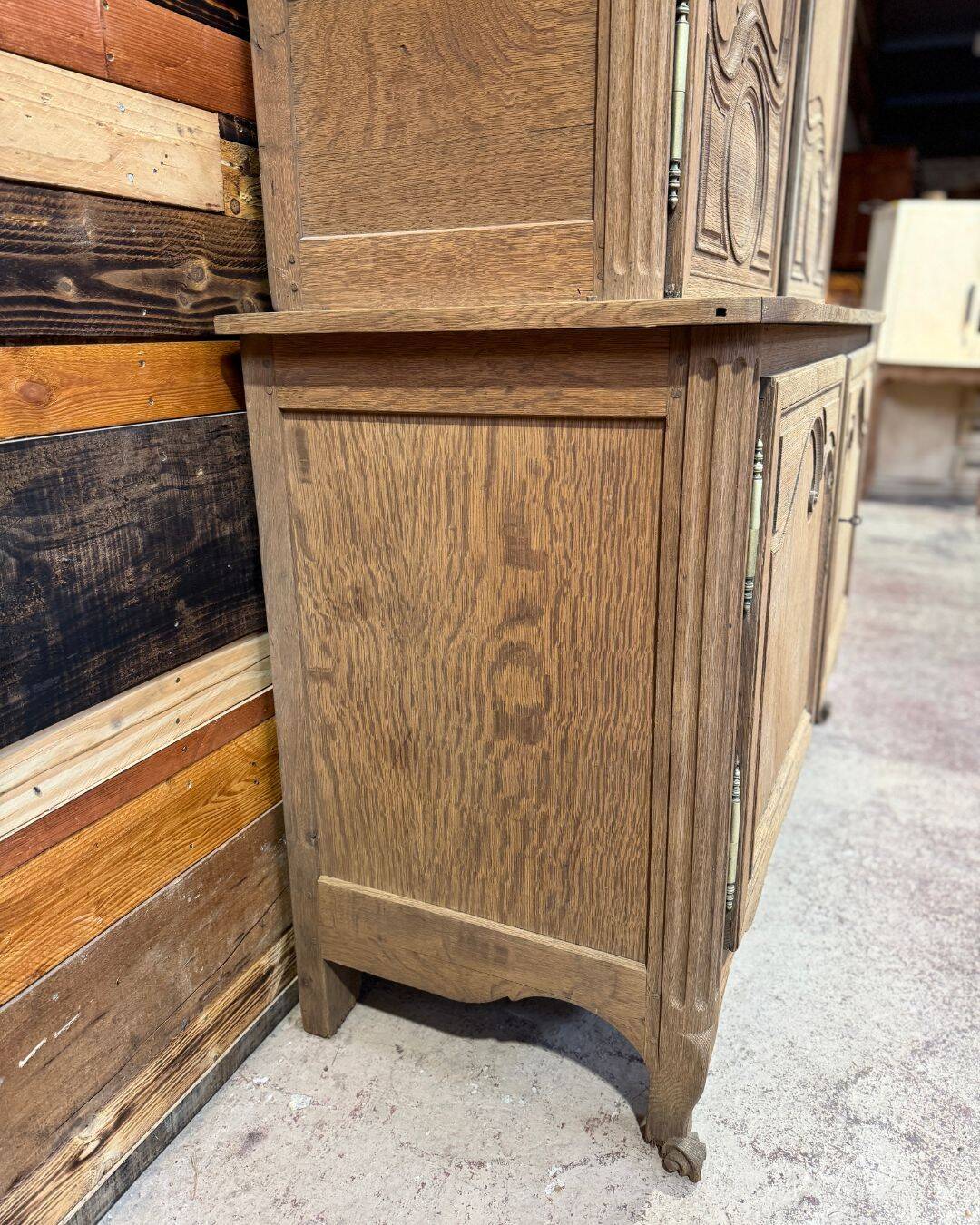Antique sandblasted dresser