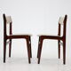 1960s danish palisander dining chairs, set of 6