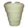Vintage shell vase Salins – French crackled earthenware – 1970s