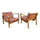 Paire de fauteuils tchèque 1940 circa