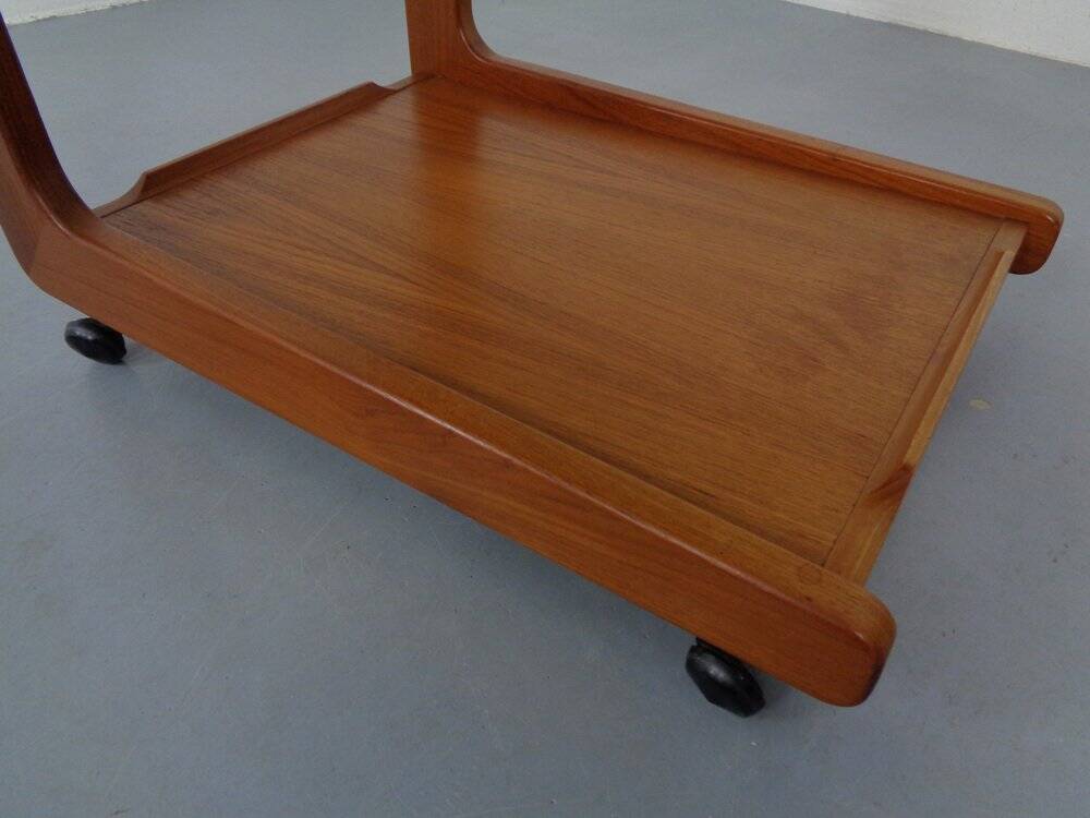 Danish Teak Serving Cart, 1960s