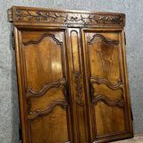 Louis XV period Provençal woodwork facade in solid walnut circa 1750