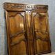 Louis XV period Provençal woodwork facade in solid walnut circa 1750