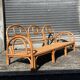 Vintage bamboo rattan sofa