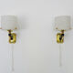 Pair of minimalist vintage wall lamps 50/60