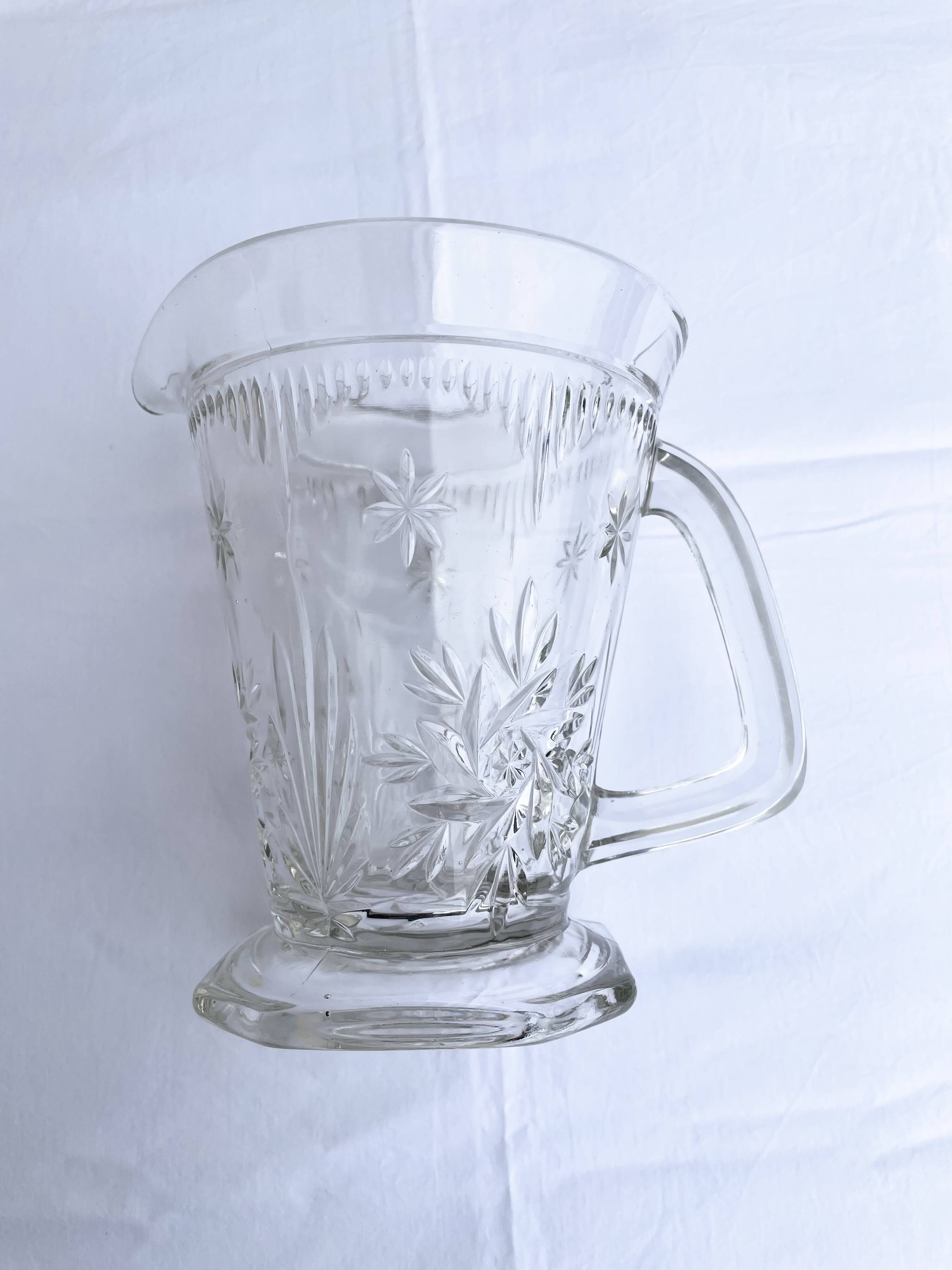 Cut glass jug Art Deco – 1950s