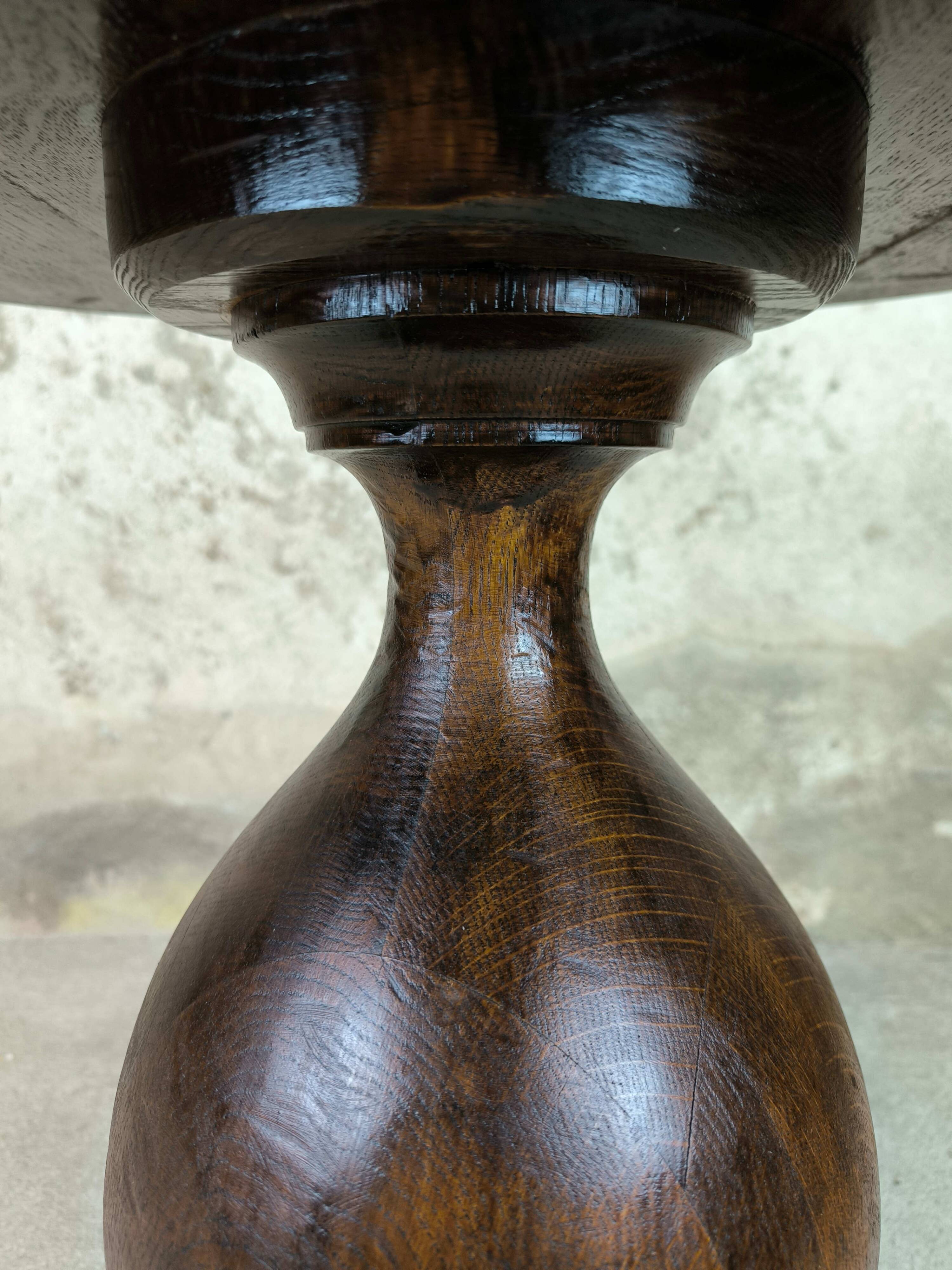 Vintage side table in solid wood
