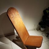 Solid wood palaver chair