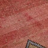 5x11 Rug For Living Room Red Brown Turkish Vintage Rug 150x338Cm