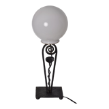 Art Nouveau globe lamp