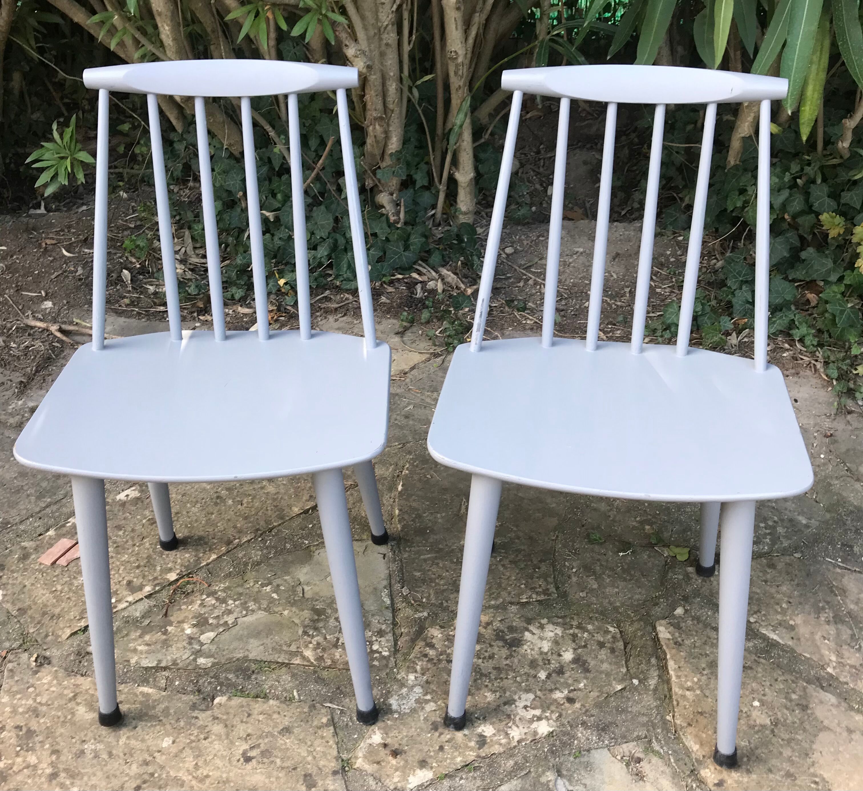 Set of 4 Scandinavian chairs Mobler 70s