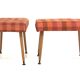 Set of 2 beech stools, Sweden, 1960