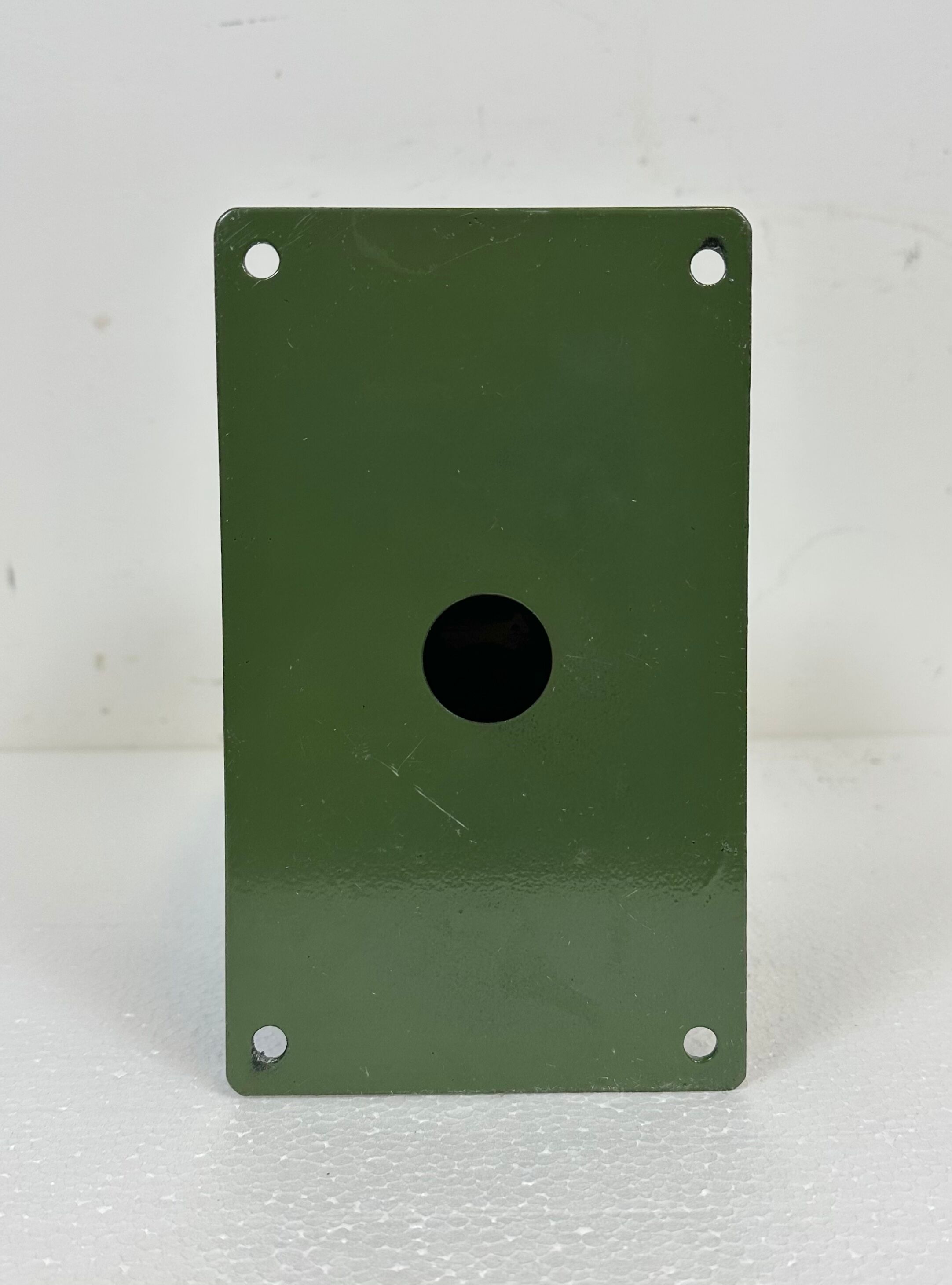 Vintage green citizen double-sided navy wall clock, 1980s