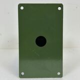 Vintage green citizen double-sided navy wall clock, 1980s