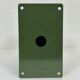 Vintage green citizen double-sided navy wall clock, 1980s