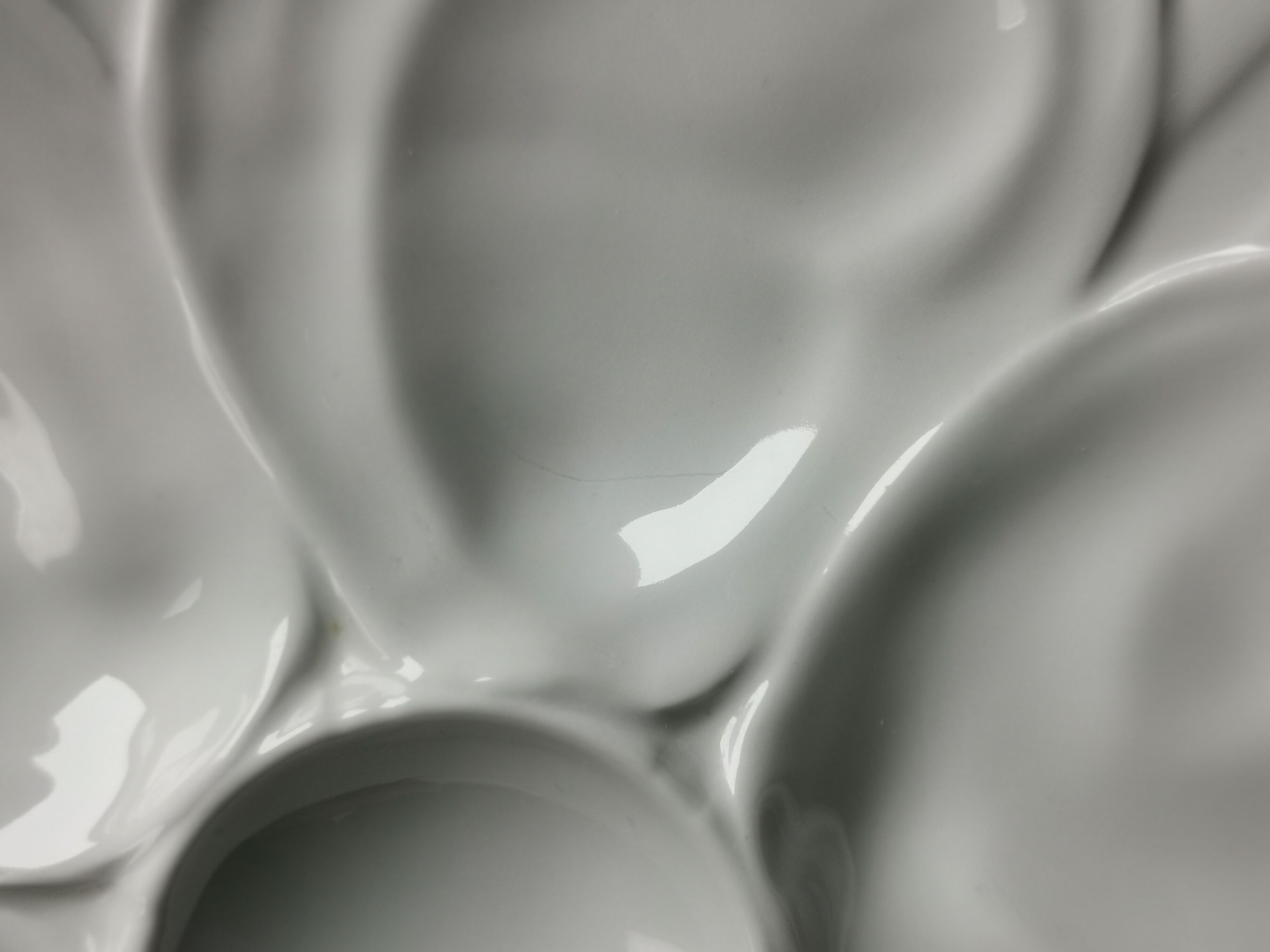 Ensemble de 6 assiettes Pillivuyt porcelaine blanche