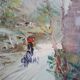 Paintings, oil on canvas, Moretti, 1970, set of 3