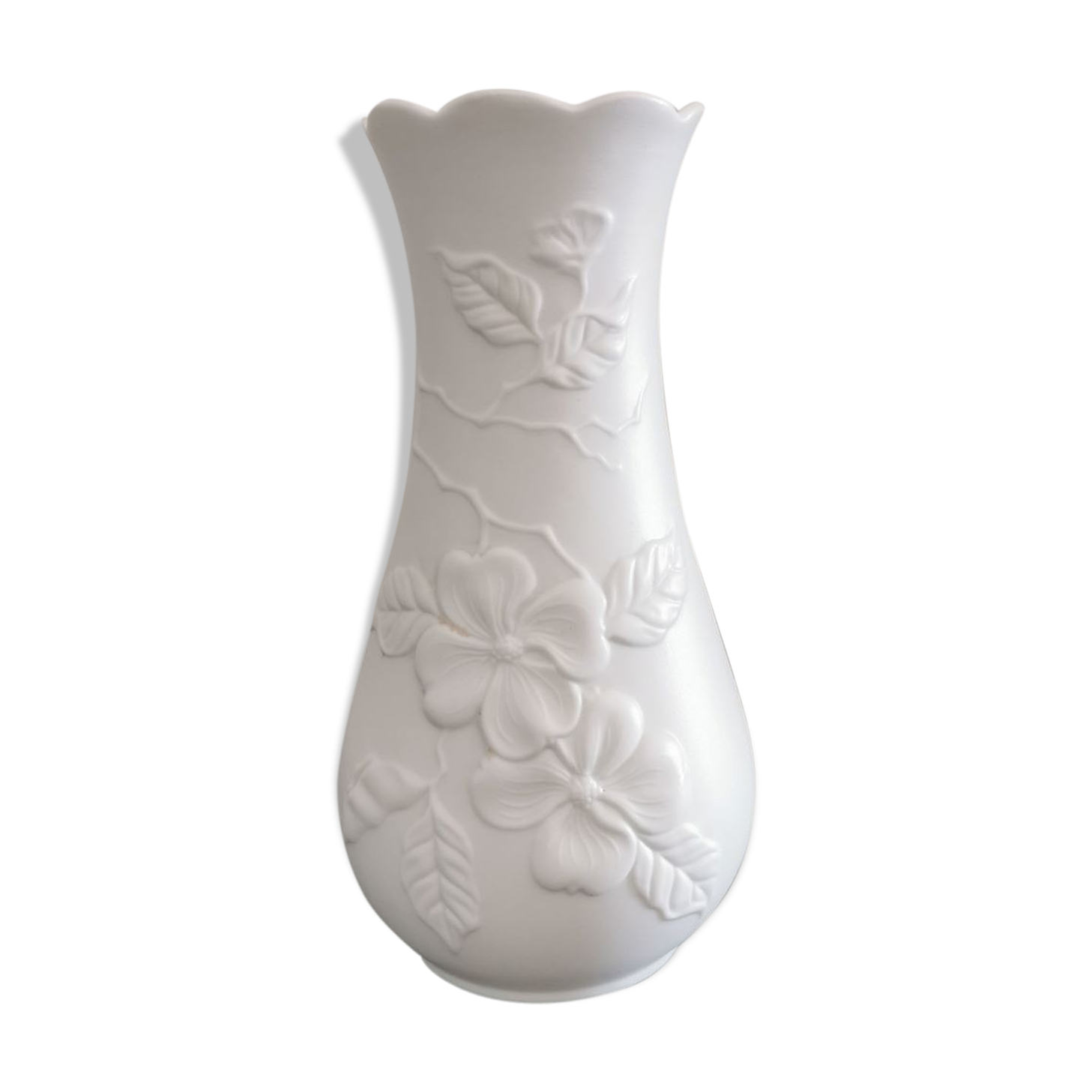 Kaiser West Germany white biscuit vase