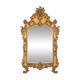 Timeless decorative rococo style gilted mirror in resin, Belgium 1950s
