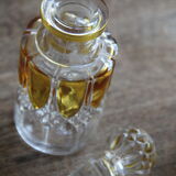 Set of crystal art deco toilet bottles