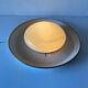 Brass disc and glass clip lamp from the mid-century by Hillebrand, 1950s, Germany.