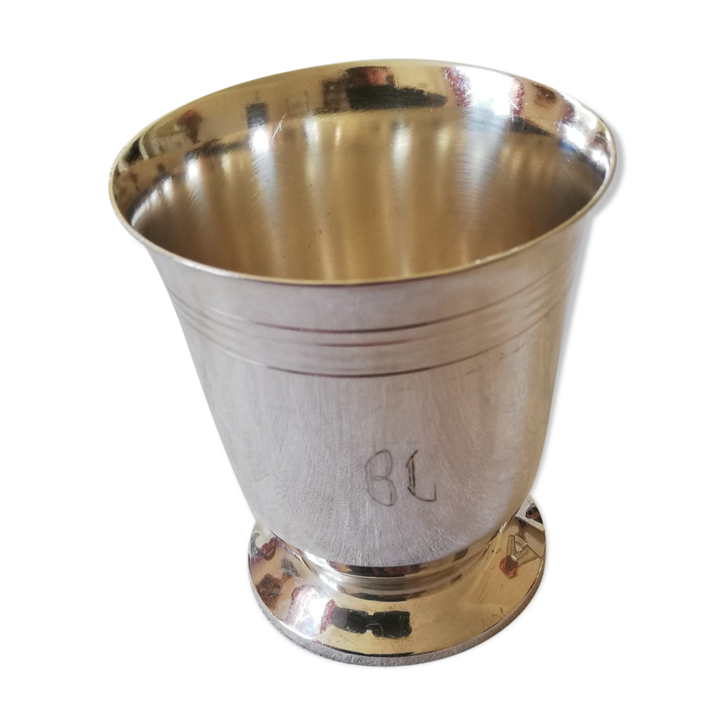 Timbale - Silver Metal Towel Round - Christofle Galia