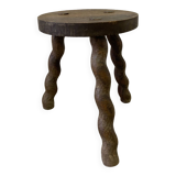 Vintage tripod stool
