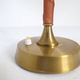 Mid-Century Modern brass and metal table lamp Ewå, Sweden, 1950s